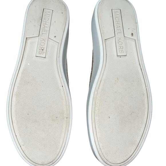 UC Michael Kors Pink & Gold Slip-On Athletic Shoes Women’s 9M - Picture 4 of 6